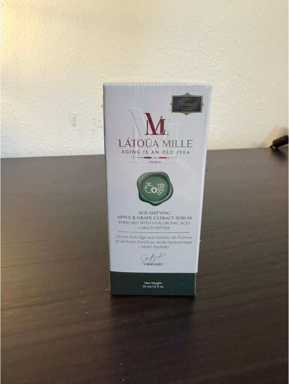LÁTOÜA MILLE Age-Defying Apple & Grape Serum 30mL NEW SEALED MSRP $480